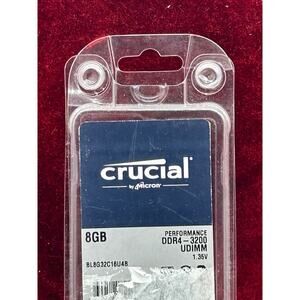 Crucial RAM 8GB DDR5-3200  Desktop Memory  New Untested